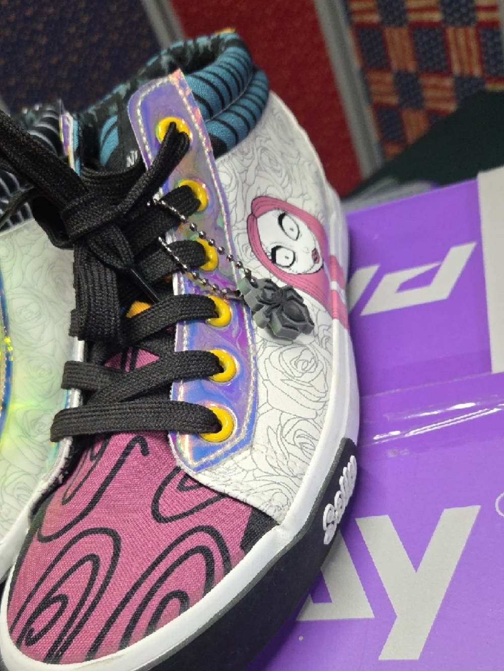 The Nightmare Skate High-Top Kids Shoes in Multicolor - Platform Style - Picture 5 of 9